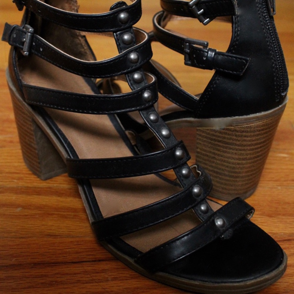 Strapped heels